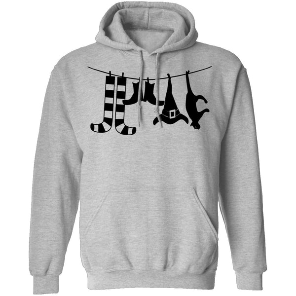 Witch Hanged Laundry T-Shirt CustomCat