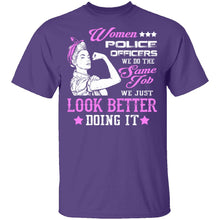 Women Police Officer T-Shirt