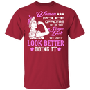 Women Police Officer T-Shirt CustomCat