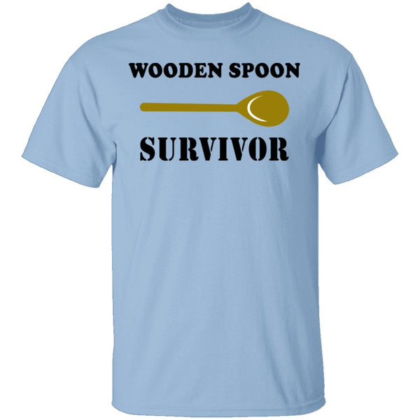 Wooden Spoon Survivor T-Shirt CustomCat