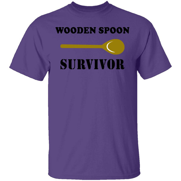 Wooden Spoon Survivor T-Shirt CustomCat