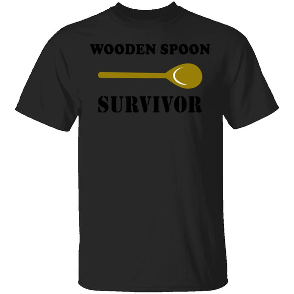 Wooden Spoon Survivor T-Shirt CustomCat