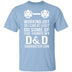Working Out D&D T-Shirt CustomCat