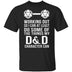 Working Out D&D T-Shirt CustomCat