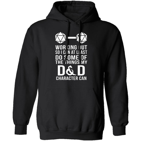 Working Out D&D T-Shirt CustomCat