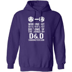 Working Out D&D T-Shirt CustomCat