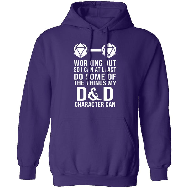 Working Out D&D T-Shirt CustomCat