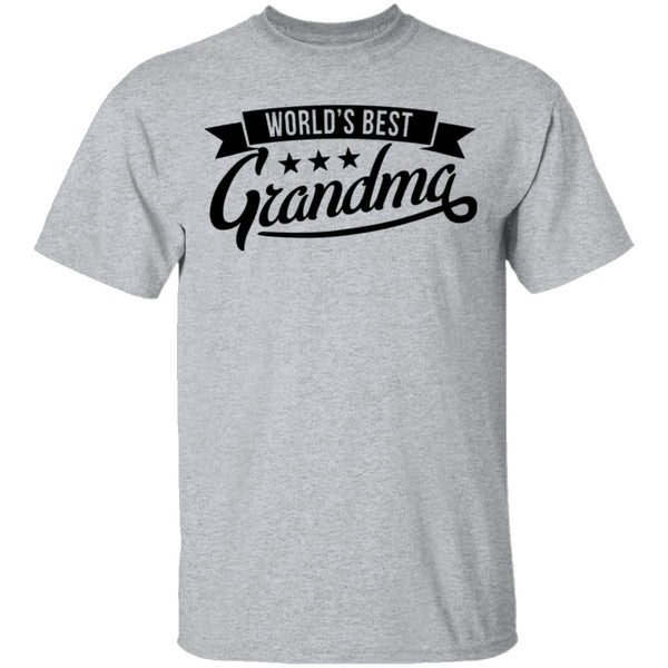 World's Best Grandma T-Shirt CustomCat