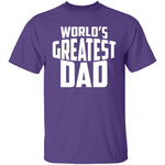 World's Greatest Dad T-Shirt CustomCat