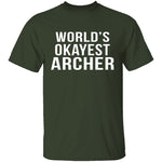 World's Okayest Archer T-Shirt CustomCat