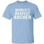 World's Okayest Archer T-Shirt CustomCat