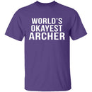 World's Okayest Archer T-Shirt CustomCat