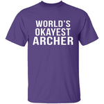 World's Okayest Archer T-Shirt CustomCat