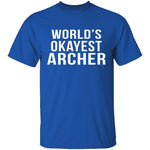 World's Okayest Archer T-Shirt CustomCat