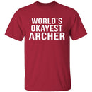 World's Okayest Archer T-Shirt CustomCat