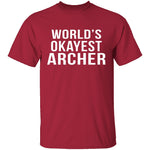 World's Okayest Archer T-Shirt CustomCat