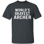 World's Okayest Archer T-Shirt CustomCat