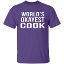 World's Okayest Cook T-Shirt CustomCat