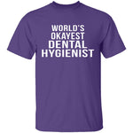 World's Okayest Dental Hygienist T-Shirt CustomCat