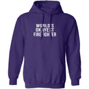 World's Okayest Firefighter T-Shirt CustomCat
