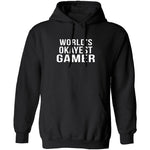 World's Okayest Gamer T-Shirt CustomCat