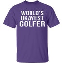 World's Okayest Golfer T-Shirt CustomCat