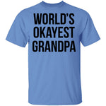 World's Okayest Grandpa T-Shirt CustomCat