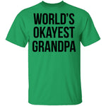 World's Okayest Grandpa T-Shirt CustomCat