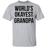 World's Okayest Grandpa T-Shirt CustomCat