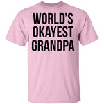World's Okayest Grandpa T-Shirt CustomCat