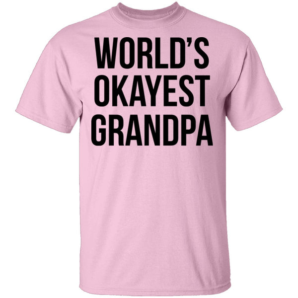 World's Okayest Grandpa T-Shirt CustomCat
