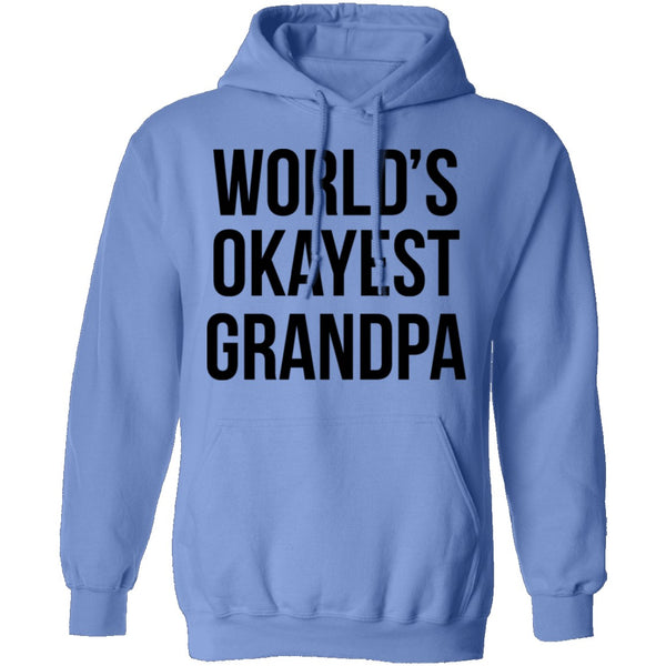 World's Okayest Grandpa T-Shirt CustomCat