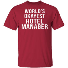 World's Okayest Hotel Manager T-Shirt