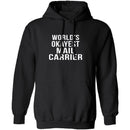 World's Okayest Mail Carrier T-Shirt CustomCat