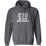 World's Okayest Marine Biologist T-Shirt CustomCat