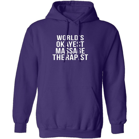 World's Okayest Massage Therapist T-Shirt CustomCat