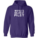 World's Okayest Pilot T-Shirt CustomCat