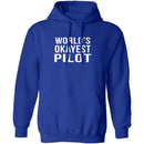 World's Okayest Pilot T-Shirt CustomCat