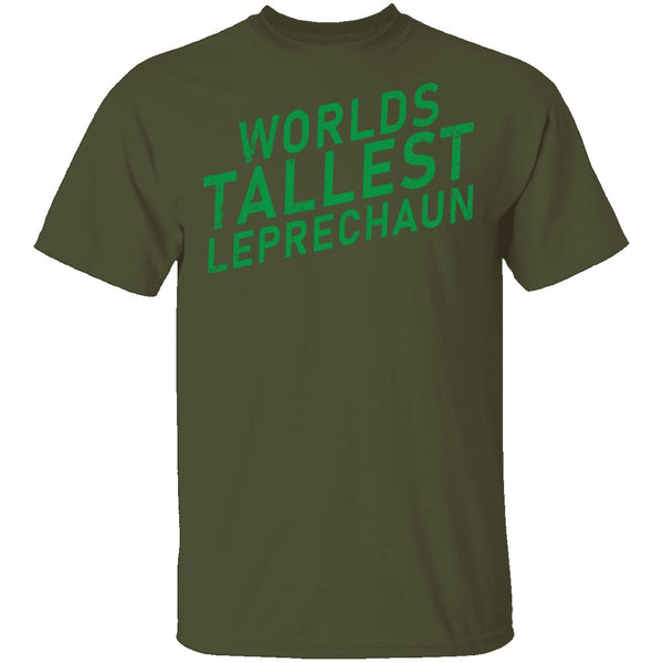 World's Tallest Leprechaun T-Shirt CustomCat