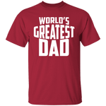 World's Greatest Dad T-Shirt CustomCat