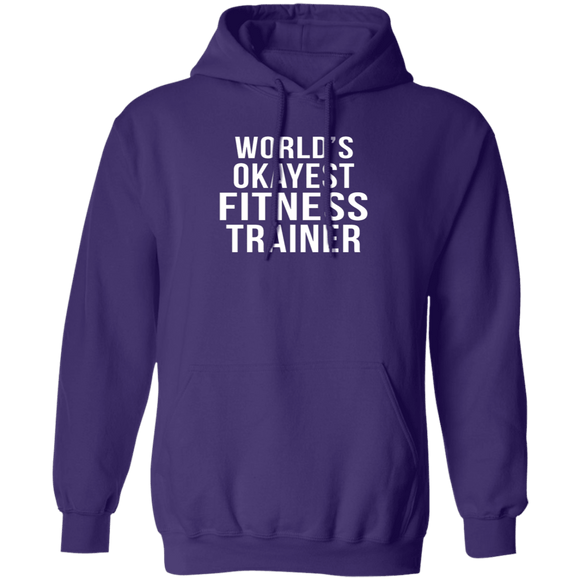 World's Okayest Fitness Trainer T-Shirt CustomCat