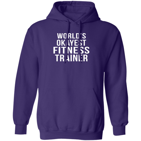 World's Okayest Fitness Trainer T-Shirt CustomCat