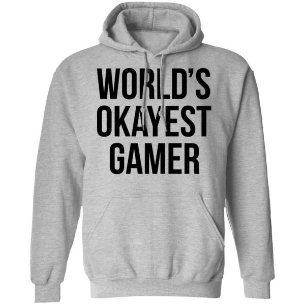 World's Okayest Gamer T-Shirt CustomCat