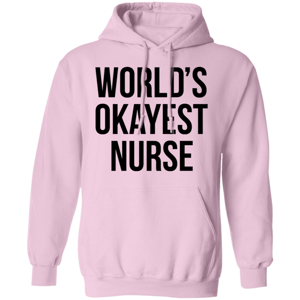 World's Okayest Nurse T-Shirt CustomCat