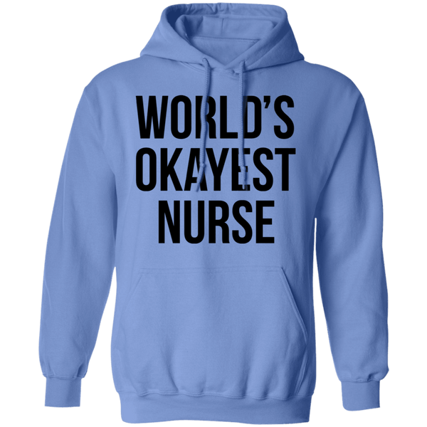 World's Okayest Nurse T-Shirt CustomCat