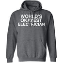 Worlds Okayest Electrician T-Shirt CustomCat