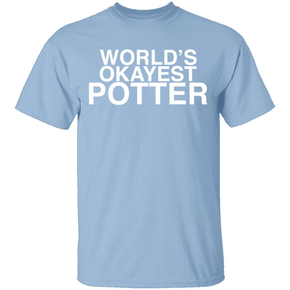 Worlds Okayest Potter T-Shirt CustomCat