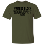 Writers Block T-Shirt CustomCat