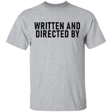 Written And Directed By T-Shirt