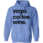 Yoga Coffee Wine T-Shirt CustomCat